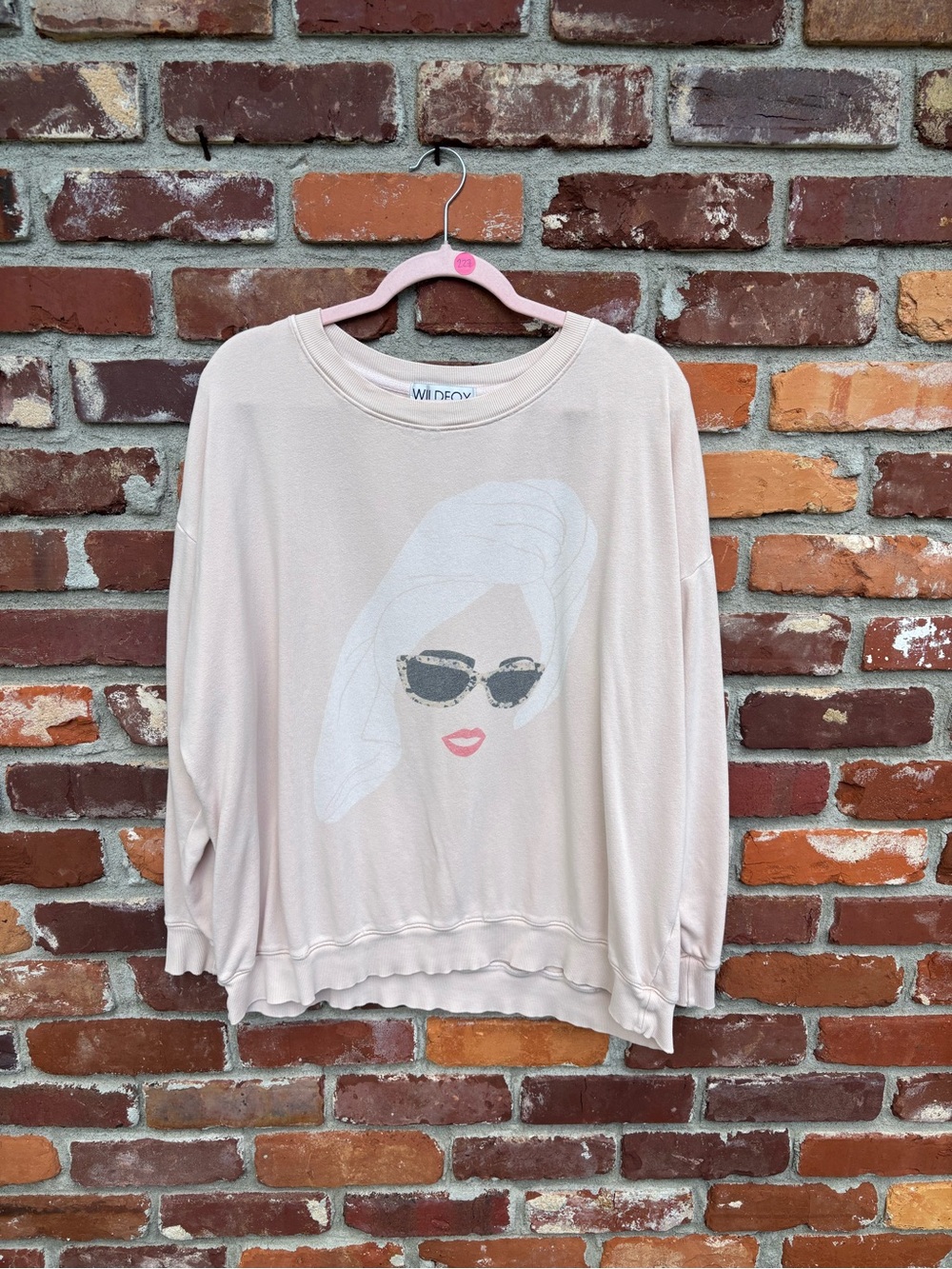 EUC Wildfox Graphic Pullover Top